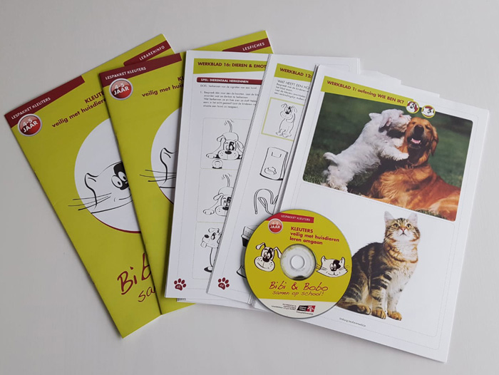 Hond en kleuter - veilig schoolproject in Limburg