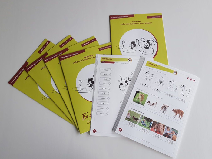 Lager onderwijs: kinderen leren omgaan met hond